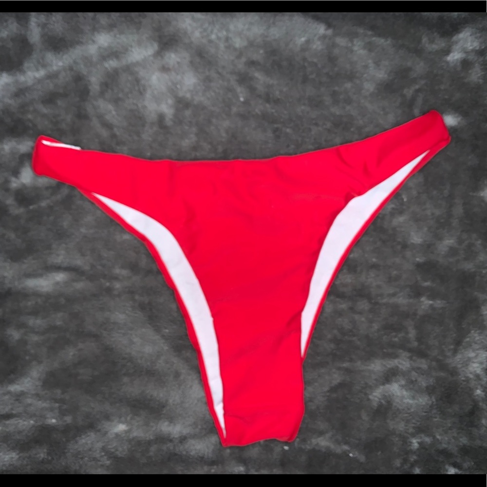 ✨SOLD✨ new red bikini bottoms - size small